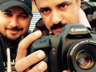 Behind the camera